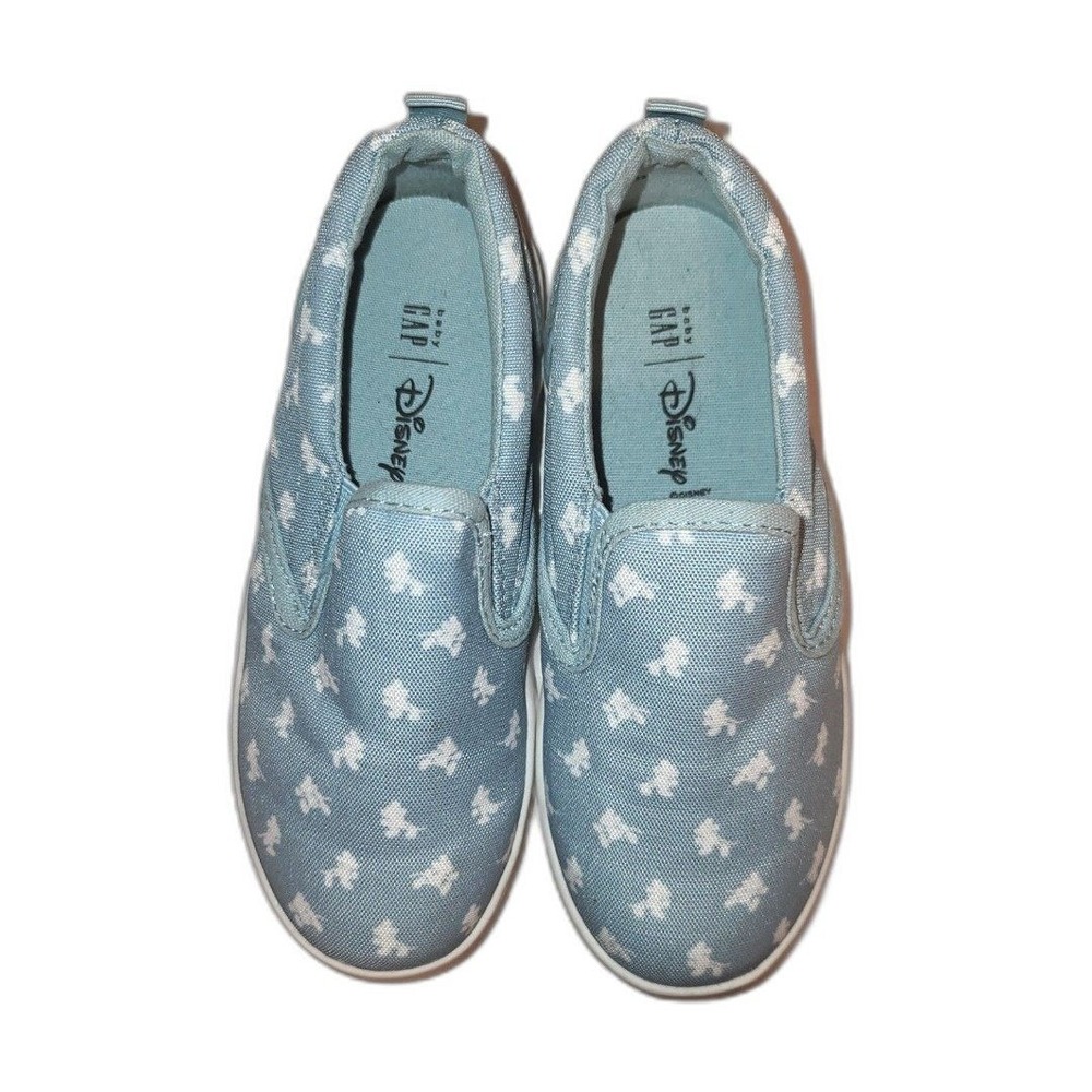 Disney's Gap Blue Slip-on Sneakers Mickey Mouse Unisex‎ Size 11